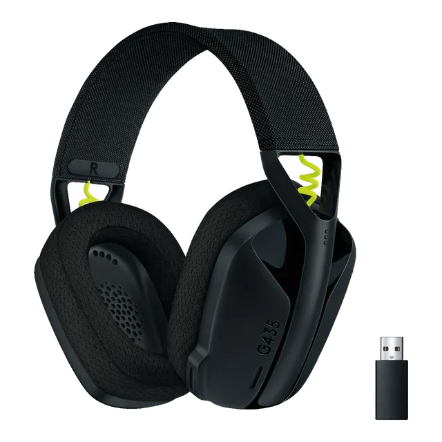 Casque sans fil Logitech G435 LIGHTSPEED • Noir